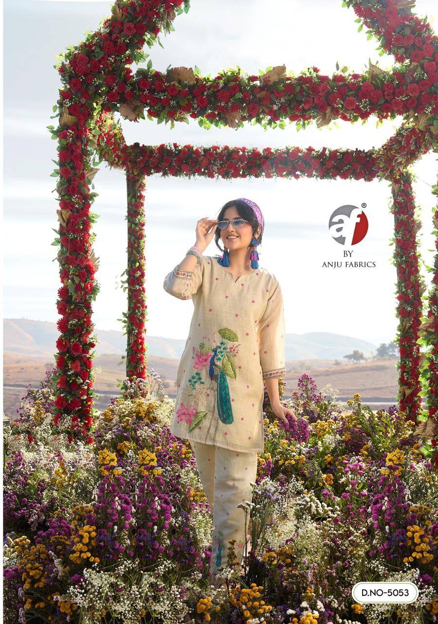 Anju fabrics royal peacock coord set Kurtis for sale in Mumbai